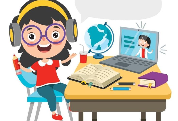 online-learning-concept-with-cartoon-character-vector